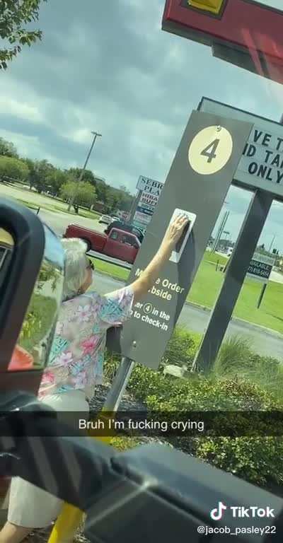 Poor lady