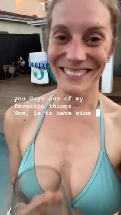 Wine in the Hot Tub