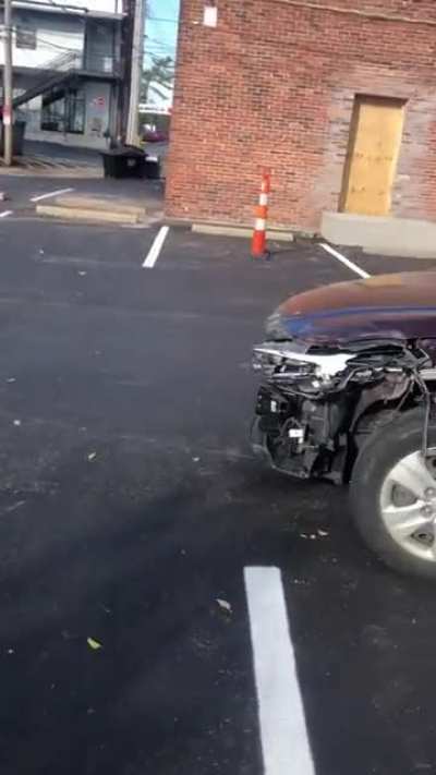 Racist car accident freakout