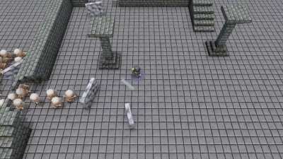 Experimenting with a partially voxel based world