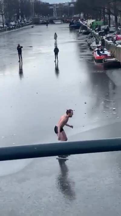 Ice skating