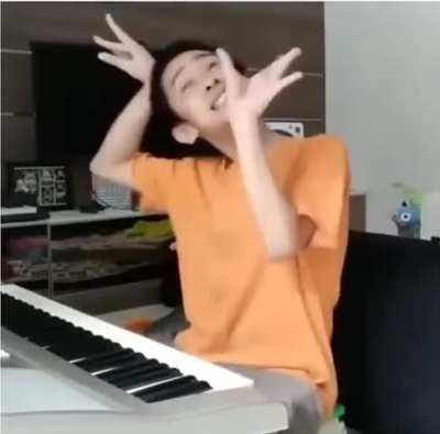 Whatever drugs this kid is on, I want some, too