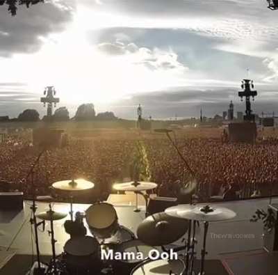 Moments before greenday concert