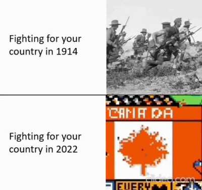 Then and now