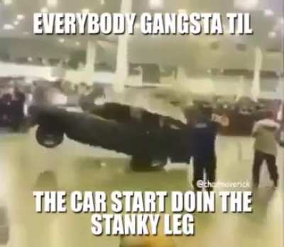 Broken suspension