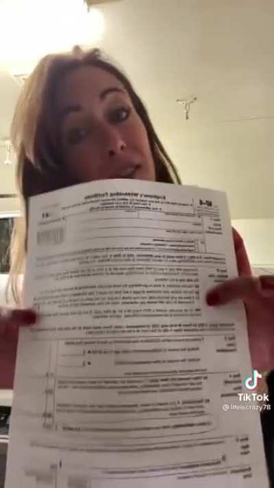 Trump supporter on TikTok who thinks she can just opt out of paying federal income taxes.