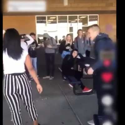 White student says, 