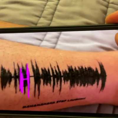 My new interactive fart tattoo