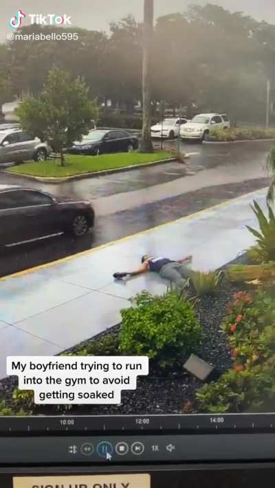 This man gave up on life for a second