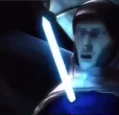 I don’t remember this scene from the Clone wars