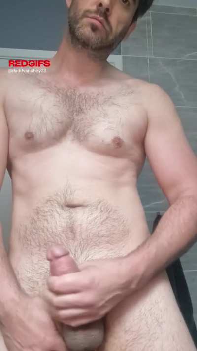Quick jerk before I shower. Are you tasting before or after? (41)