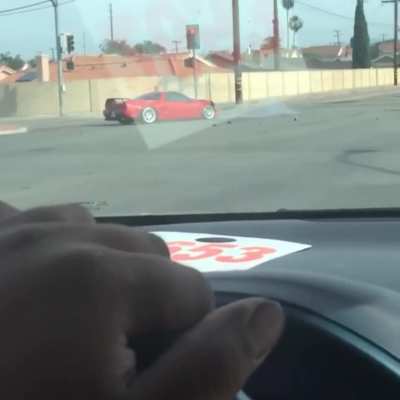 NSX gets hit