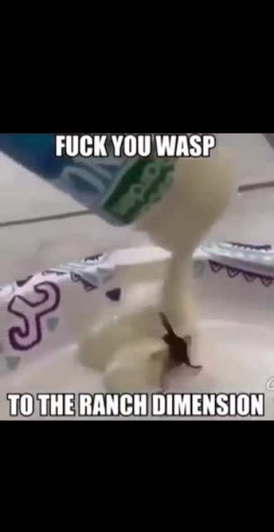 Banish to hell you spawn of satan