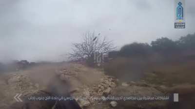 GoPro Footage showing HTS fighters assaulting regime positions in Idlib. 2nd of January, 2021