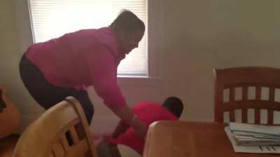 Son falls to his knees in tears after being surprised by him Mom who he hasn't seen in over a decade