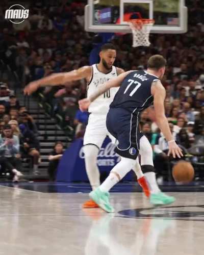 [Highlight] Ben Simmons plays smothering defense on Luka Doncic, who hits the triple anyway