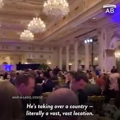 Trump praises Putin on eve of Russian Invasion 2/23/2022