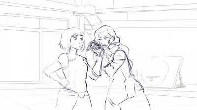 When you combine Korra and Asami with Leslie and Ann [Fan-made animation by Alice Bissonet]