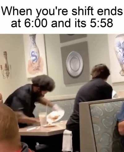 Not staying a minute longer
