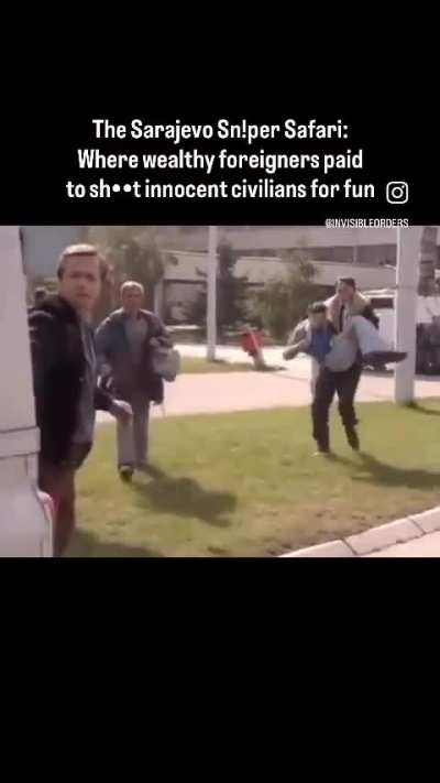 Wealthy foreigners paid to shoot civilians for fun during Bosnian war