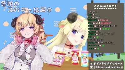 I think Watame likes the birthday illustration from Ina.