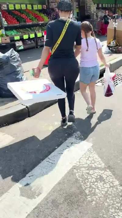 Mommy has a bubble butt