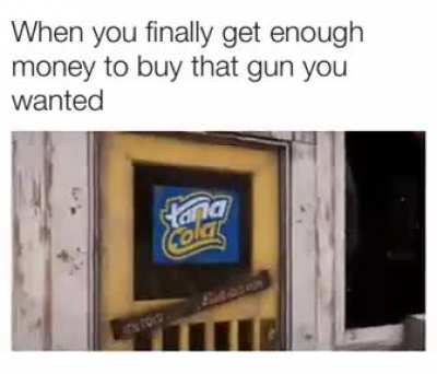 When you got to buy that gun no matter who is standing in the way