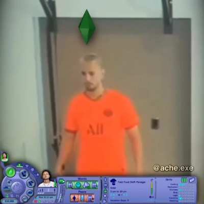 coscu afk en los simps
