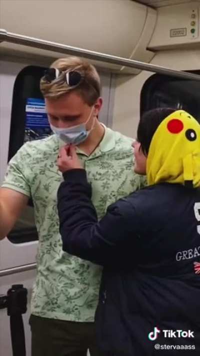 Just why? If someone touched my mask I would be pissed