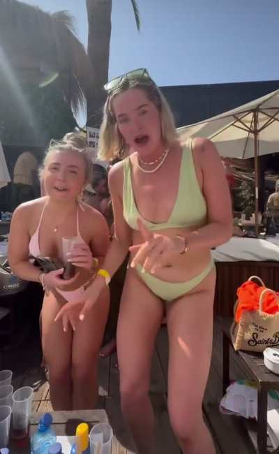 New video of Beth twerking with friend 🥵