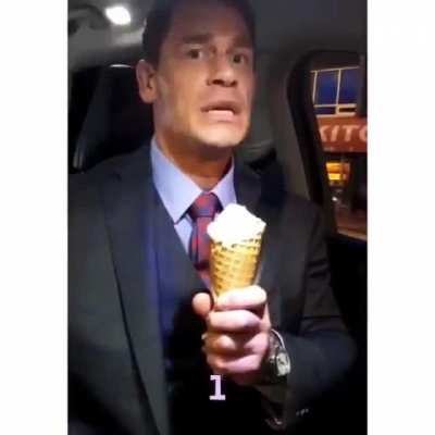 I found the full John Cena holding ice cream video, and I made a genuine translation for it