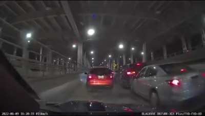 Straight up vehicular warfare on the GWB
