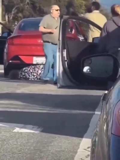 Some light road rage turns heavy