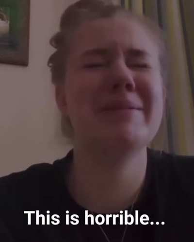 Poor Russian girl.