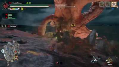 When you smack the ground so hard that you knock Rath out of the sky.