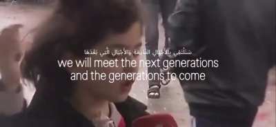let her words sink deep into our hearts. let them echo for a long time. we must never forget her.