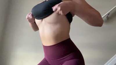 when my friends say that my boobs aren’t even that big I wish I could do this… [OC]