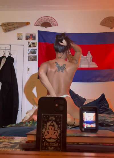 Sometimes I like to move slowly and sensually in front of my mirror