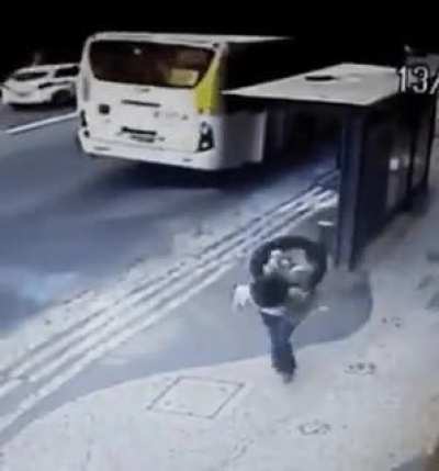 At the Bus Stop