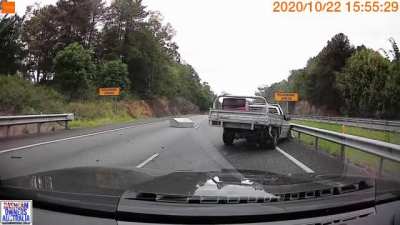 Road Raging Tradie Wipes Out