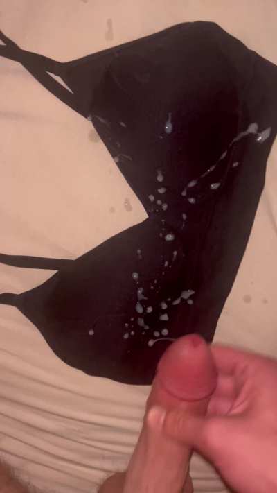 First Time with Black Bra