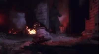 A clip from Godzilla 1985
