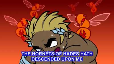 Theseus gets a boo-boo