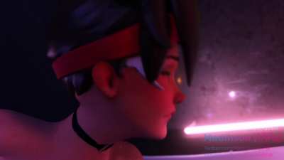 Tracer shower fun (MadihsonNSFW) [Overwatch]