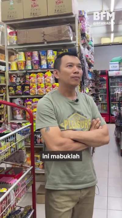 BFM interviews shopkeeper from 