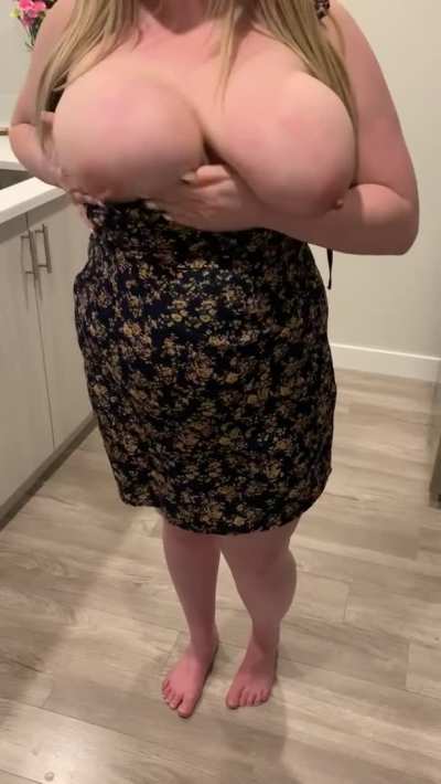 They take longer to get out the dress, and they need a soft drop but I hope it’s worth it
