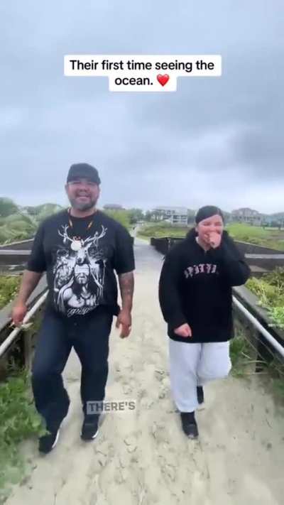 Seeing the ocean for the first time