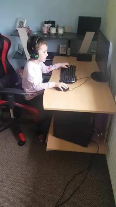 He is winning.