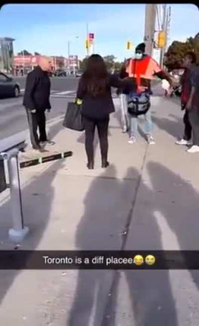 This man doing anything to get beat up