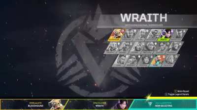 Me and my friend both got to be wraith?